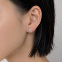 ラボグロウンダイヤモンド スタッドピアス 0.3ct×2（両耳）｜プラチナ900