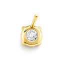 ラボグロウンダイヤモンド スタッドピアス 0.5ct×2（両耳）｜K18イエローゴールド