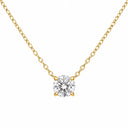 ラボグロウンダイヤモンド 一粒ペンダント 0.5ct K18イエローゴールド