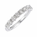 ラボグロウンダイヤモンド ハーフエタニティリング 0.9ct プラチナ